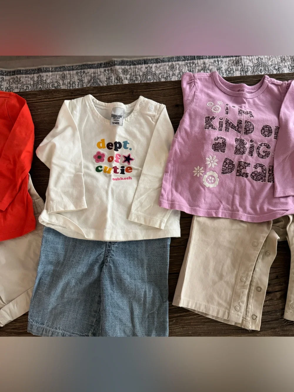 OshKosh B'gosh White Tee with Colorful 'Dept. of Cute' Graphic